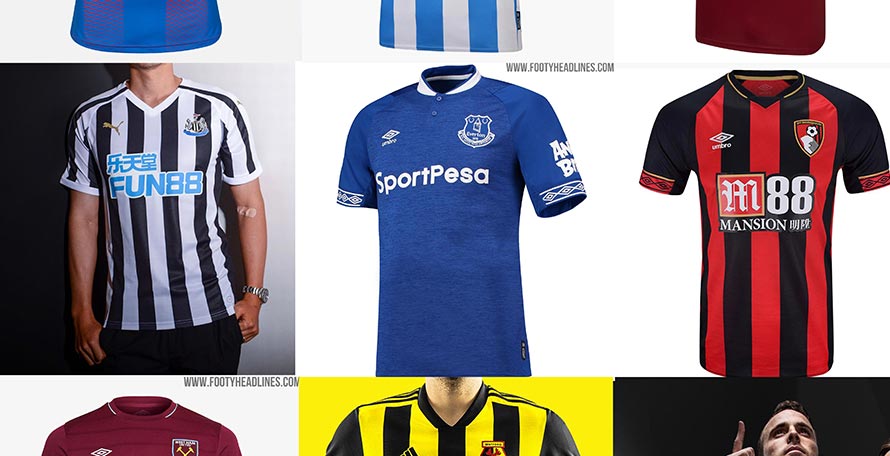 Premier league top jerseys 2018
